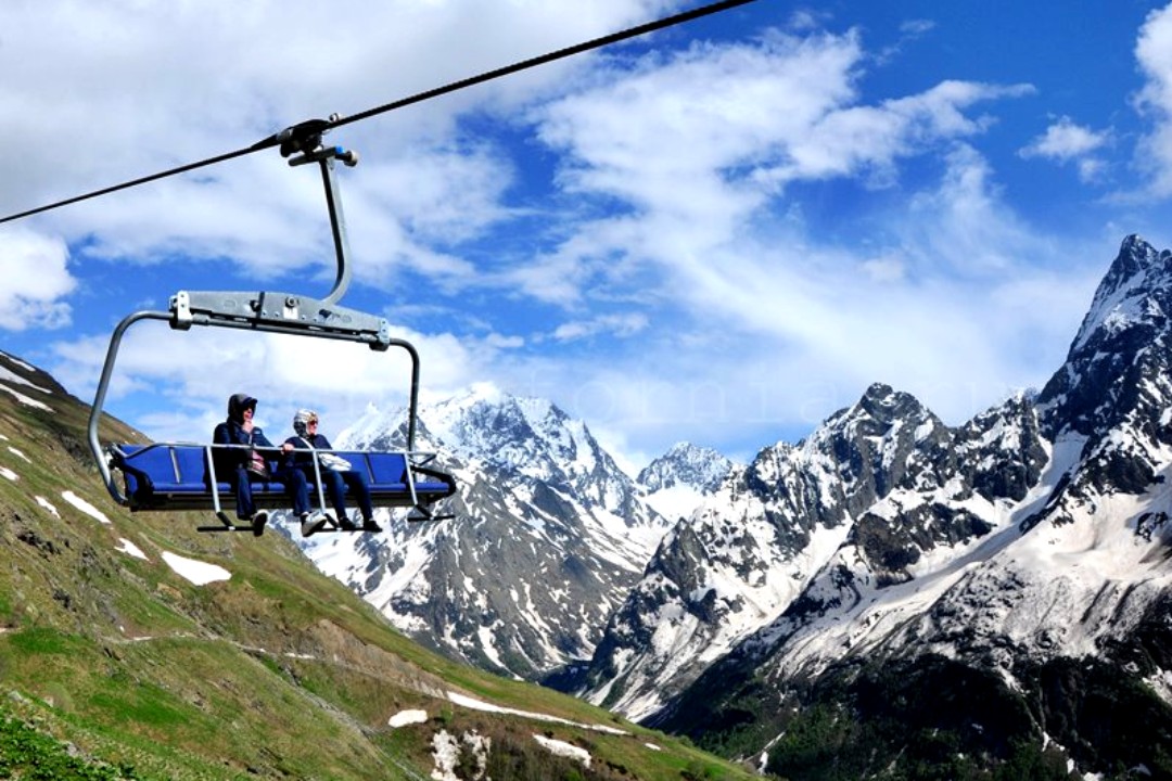 Канатная дорога в домбае фото